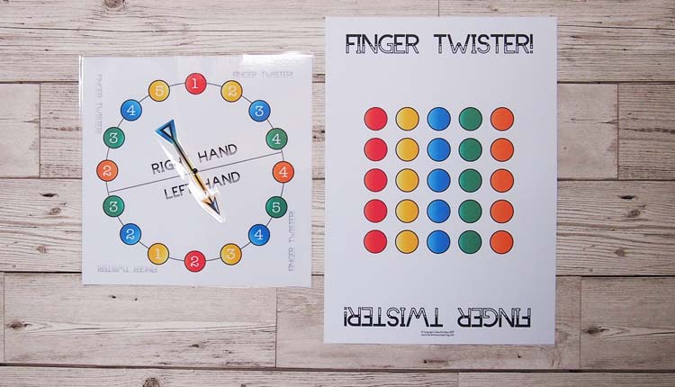 Finger twister music theory game