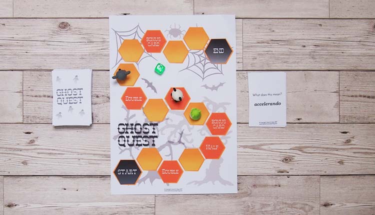 Ghost quest music theory game