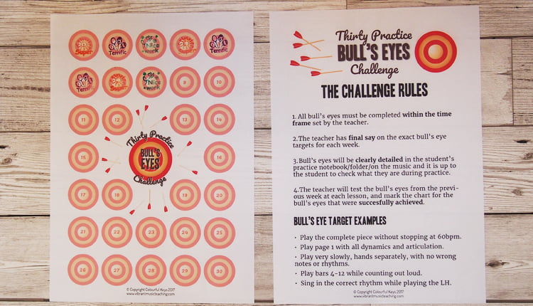 30 Bull's eyes challenge featured