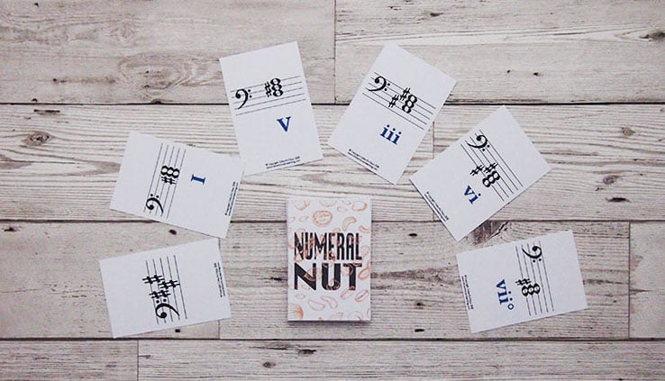 Numeral nut music theory game