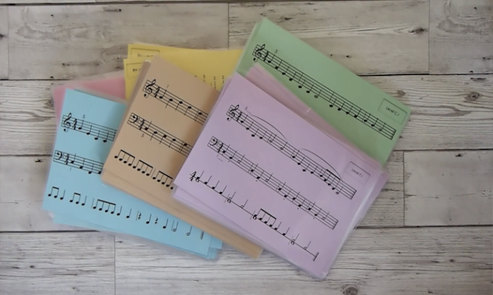 Sight reading cards