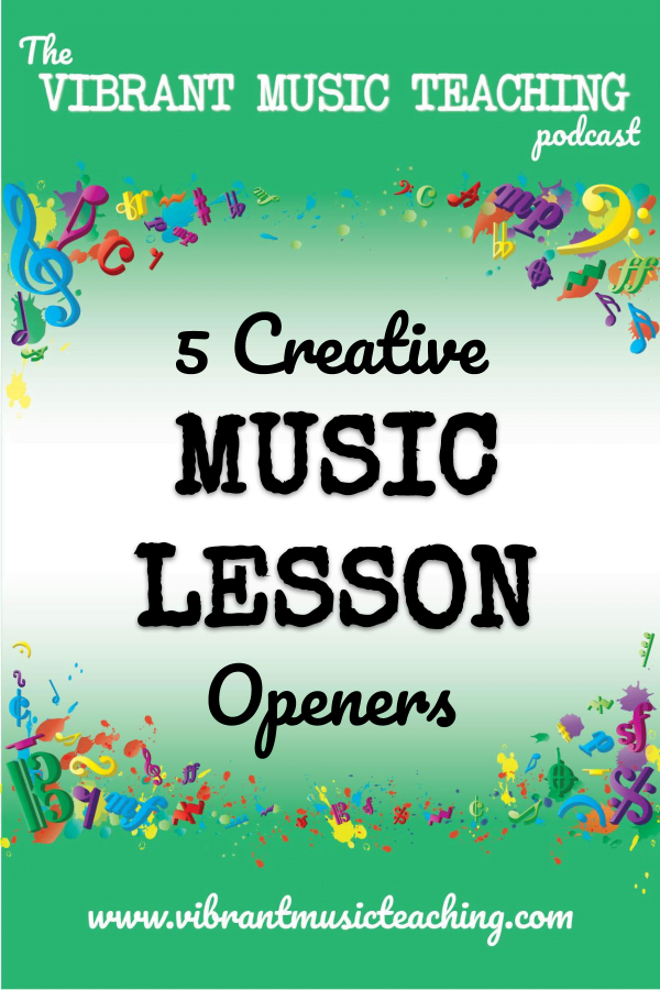 VMT064 5 Creative Music Lesson Openers Portrait