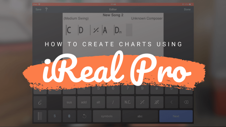 Create Your Own Chart in iReal Pro 1