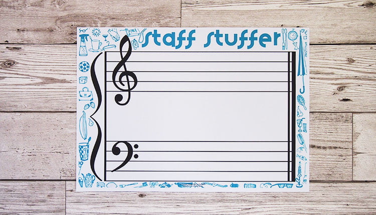Staff Stuffer Music THeory Game