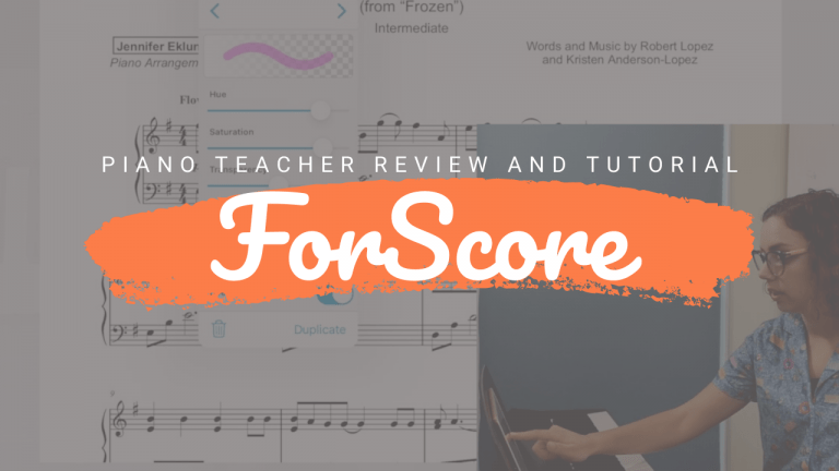 ForScore Review and Tutorial for Piano Teachers 1