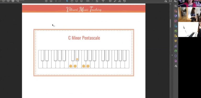 Pass It On Composing Project in Online Lessons with Ella & Mina