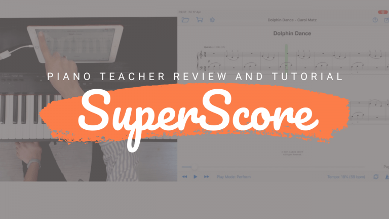 SuperScore Review and Tutorial for Piano Teachers 1