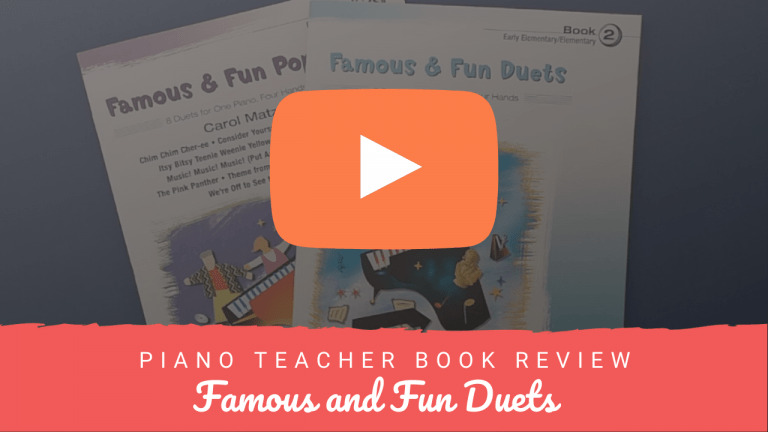 Piano Teacher Book Review Famous and Fun Duets 2