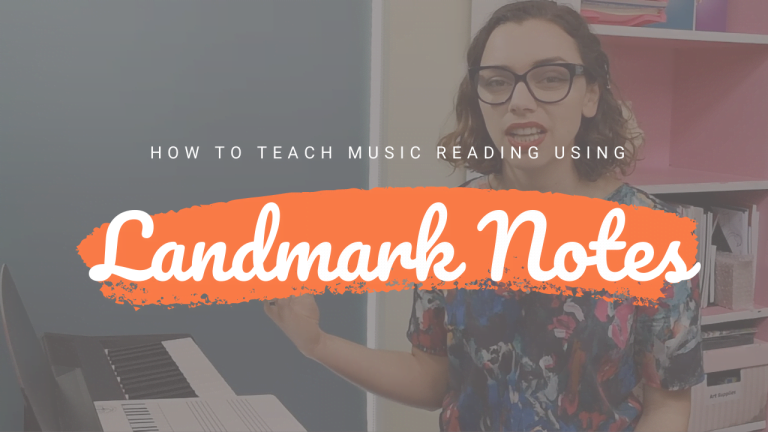 How to Use Landmark Notes to Teach Music Reading 1
