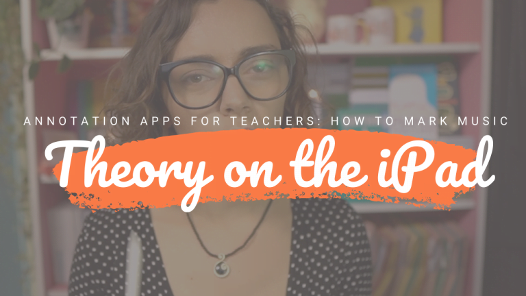 Annotation Apps for Teachers (How to Mark Music Theory on the iPad) 1