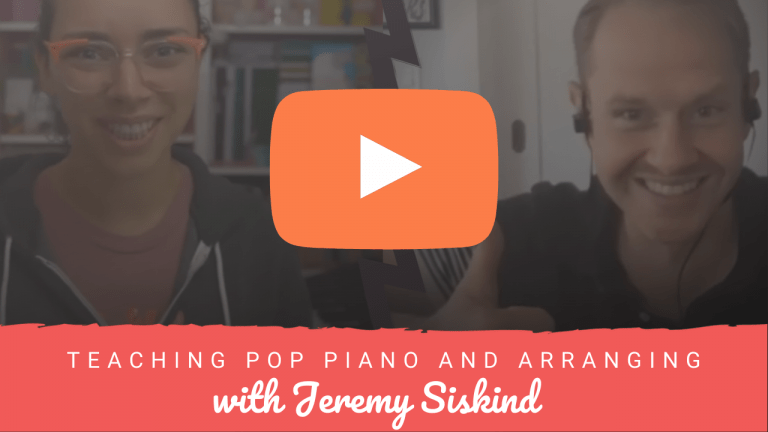 Teaching Pop Piano and Arranging with Jeremy Siskind YouTube 2