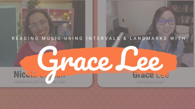 Reading Music using Intervals and Landmarks with Grace Lee YouTube 1