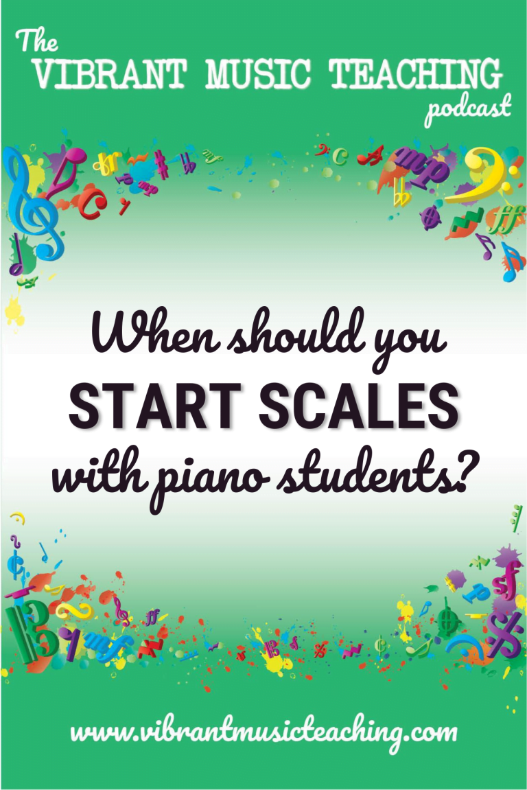 VMT173 When should piano students start scales