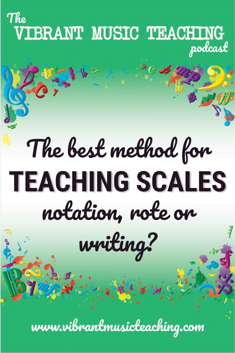 VMT175 Best Method for Teaching Piano Scales Notation, Rote or Writing
