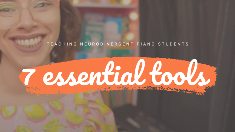 YouTube Video: Teaching piano to students with learning differences