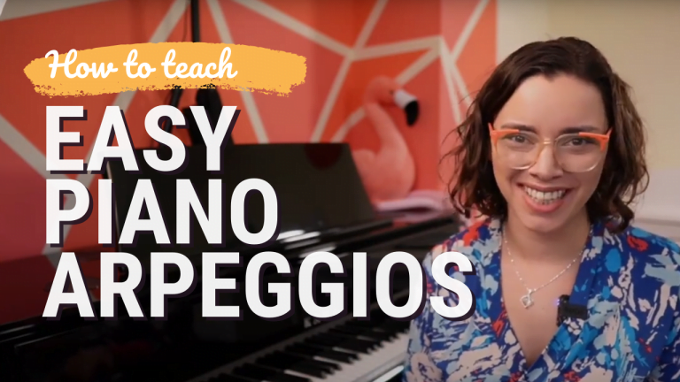 How to teach arpeggios to piano students
