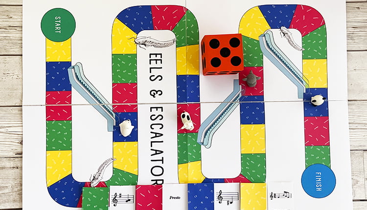 Eels and Escalators Music Theory Game