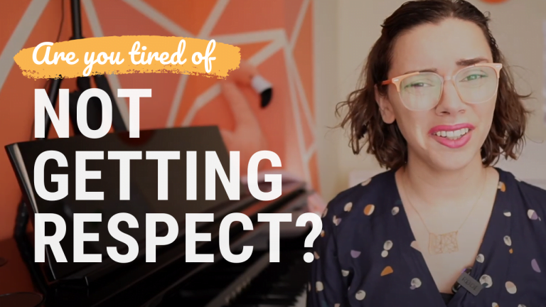 Are you tired of being disrespected? How to get respect as a young piano teacher